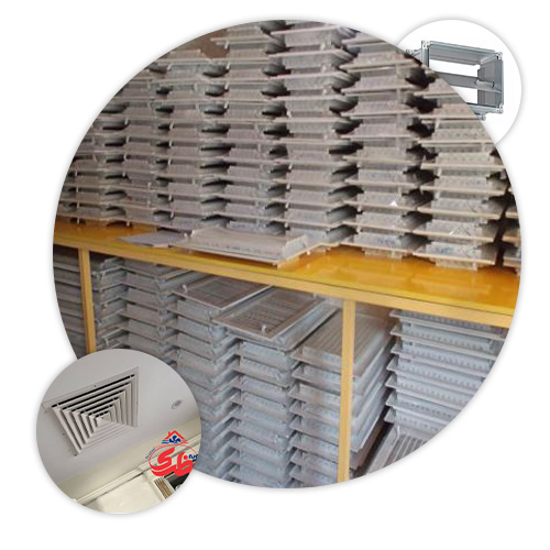 انواع دریچه کولر و تهویه مطبوع